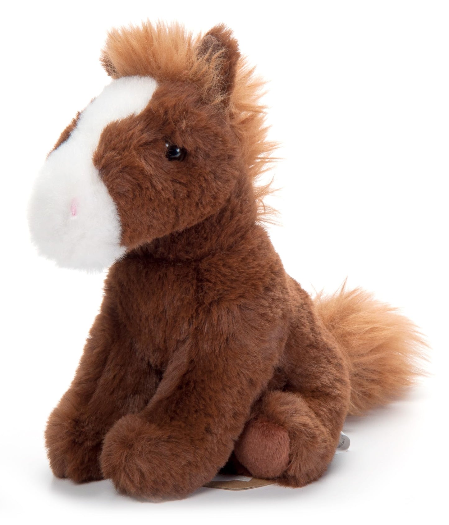 The Petting Zoo Brown Horse Plush Toy, 6-Inch Stuffed Animal, Polyester, Model 422502, Gifts for Kids