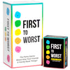 First To Worst Party Game + After Dark Expansion Set - The Card Game About How Your Friends & Family Rank Things - Adult Card Ga