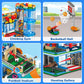 Hogokids City Sports Gym Building Set - 8 In 1 Friend Sports Center Football Basketball Climbing Swimming Boxing Shooting Skateboard Building Block Kit Games Toy Birthday Gift For Kids Girls Boys 6+