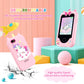 Nikuku Kids Smart Phone for Girls, Christmas Birthday Gifts for Girls 3-8 Year Old, Toddler Play Cell Phone Toys with Puzzle Gam