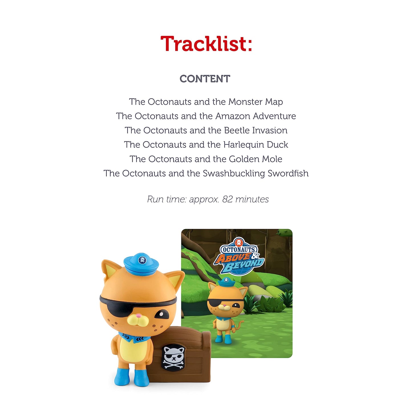 Tonies Kwazii Audio Play Character - Medium Plastic Toy from Octonauts