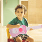 Generic Guitar Toy Pink Rabbit Early Educational Instruments 4 Strings Ukulele Toy Musical Instrument Toy Gift for Toddlers Kids