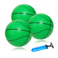INTOWIND Mini Basketballs 3 Pack - 7inch Small Basketball Size 3 Set with Pump Needle - Ideal for Mini Hoop, Outdoor & Indoor Pl