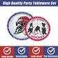 104 PCS Hockey Party Table Supplies Kit Serve 26, Includes Dinner Plates, Dessert Plates, Napkins, Cups for Ice Hockey Birthday