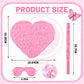 Deekin Pink Heart Shaped Piata Valentines Day Small Piata with Stick Blindfold for Girls Boys Love Birthday Baby Shower Wedding