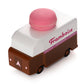 Candylab Toys CANDYCAR Wooden Food Truck Collection - Framboise Macaron Van  enhanced Handcrafted Beech Wood Toy Car