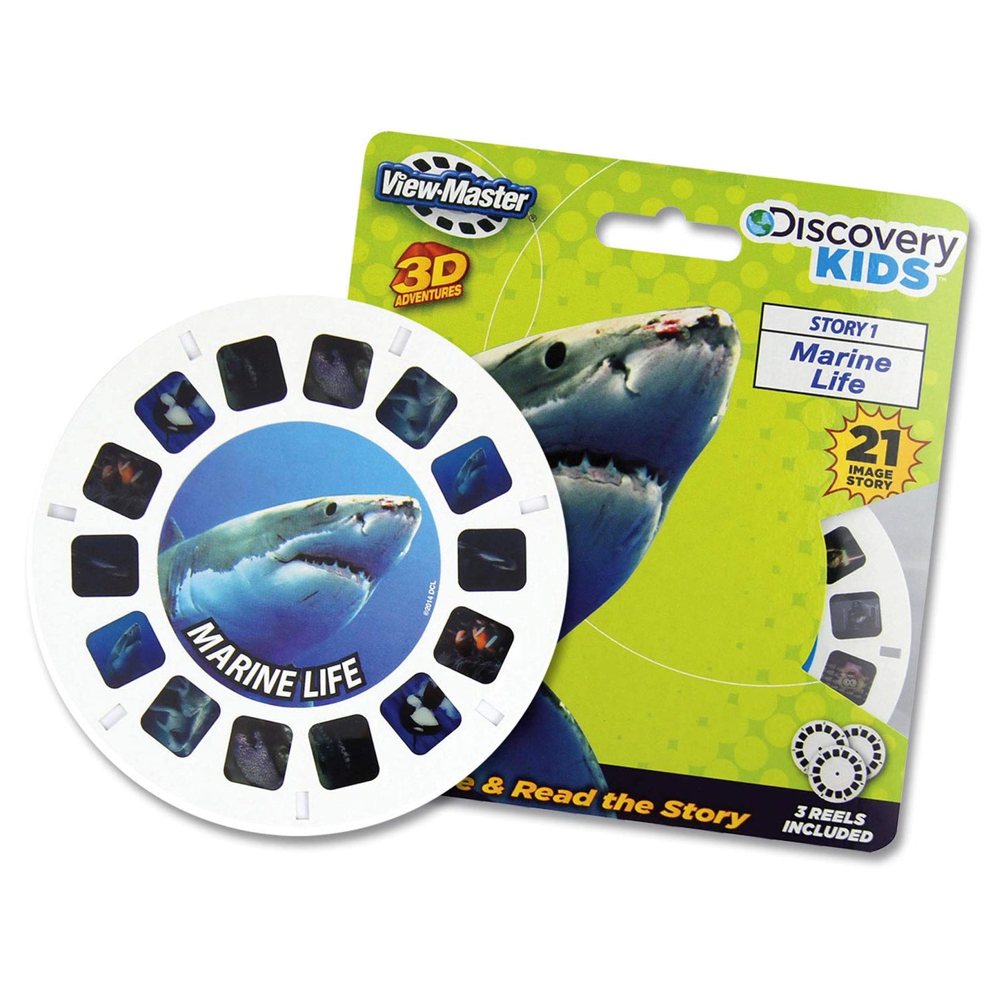 Schylling View-Master & Discovery Kids Reels With Bonus Marine Life Set - 5 Pieces