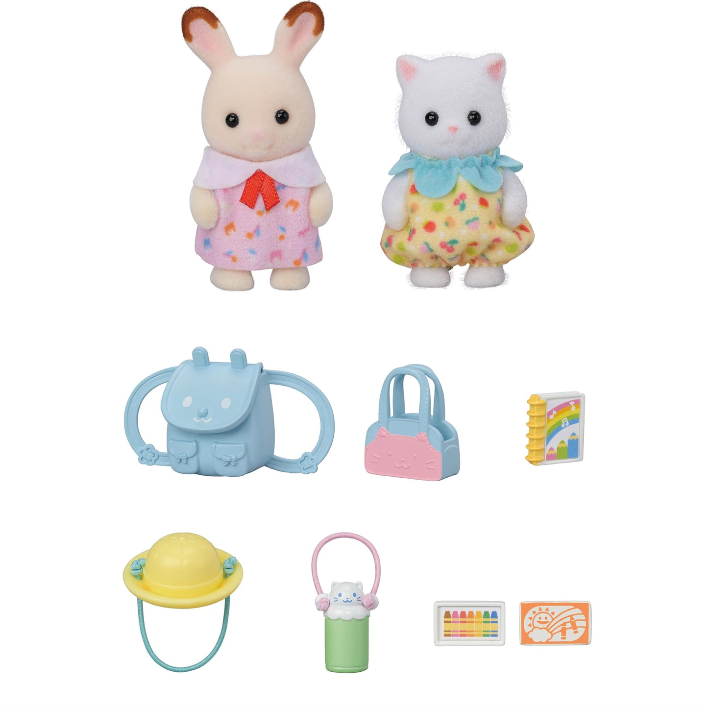 Calico Critters Walk Along Duo Nursery Friends - Multicolor Plastic Toys Model CC2170