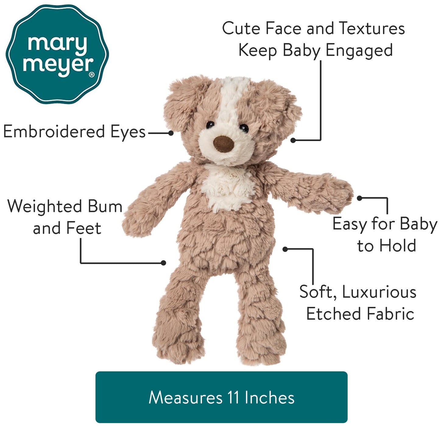 Mary Meyer Putty Nursery Soft Toy, Hound, 1 Count (Pack Of 1)