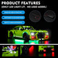 Vonado Led Light Kit Compatible With Lego Technic Ford Mustang Shelby Gt500 42138, Diy Lighting For Mustang 42138 (No Model, Onl