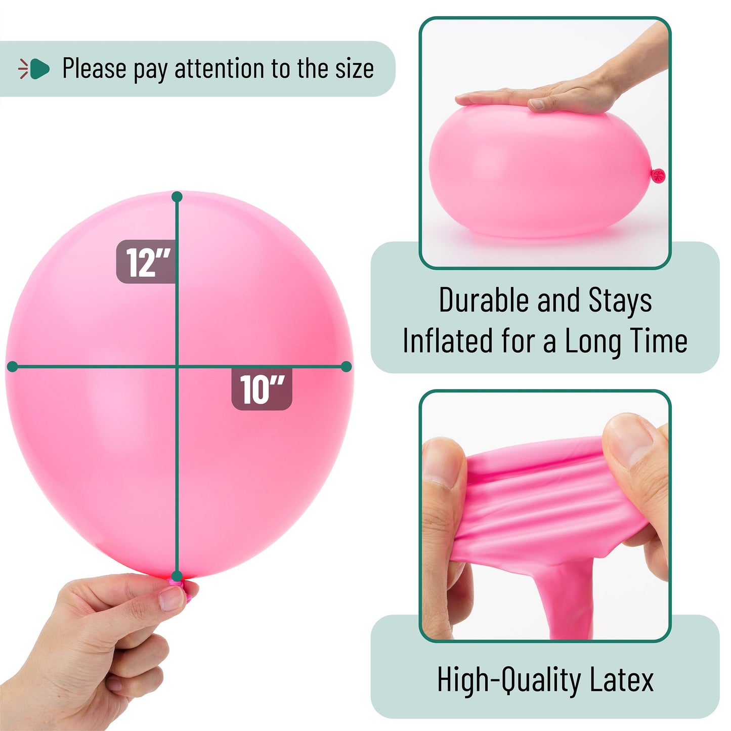 Mr. Pen- Balloons, 12 Inch, 54 Pack, Pink, Party Balloons, Latex Balloons, Balloons For Birthday Party, Pink Balloons, Pastel Pink Balloons, Balloons Pink, Pink Ballons, Pastel Balloons