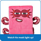 hand2mind Numberblocks Sing-Along Superhero Octoblock Plush Toy, 13.5" Cotton, Multicolor, Model 96940, Ideal for Toddlers and Preschool Learning