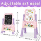 Mojitodon Kids Art Easel - Adjustable Double Sided with Accessories, Pink Model