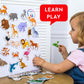 40 Fridge Magnets For Toddlers - Zoo And Farm Kids Magnets For Fridge - Toddler Magnets For Refrigerator - Magnetic Animals - Fridge Magnets For Kids - Animal Magnets - Toddler Fridge Magnets
