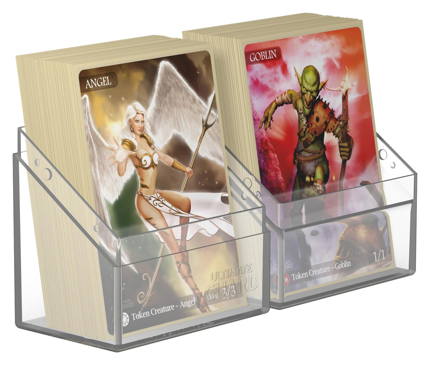 Ultimate Guard Boulder 60+ Classic, Deck Case For 60 Double-Sleeved Tcg Cards, Clear, Secure & Durable Storage For Trading Card Games