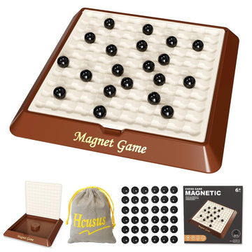 Magnetic Game Chess, Magnet Games For Adults And Kids With Storage Board, Magnet Chess Game With Stones, Board Game For Friends