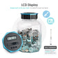 X-Large Piggy Bank For Adults Kids, Vcertcpl Digital Coin Counting Bank With Lcd Counter, 2.4L Capacity, Great Coin Counter Bank Money Counting Jar With Total Amount Displayed (G Blue, X-Large)
