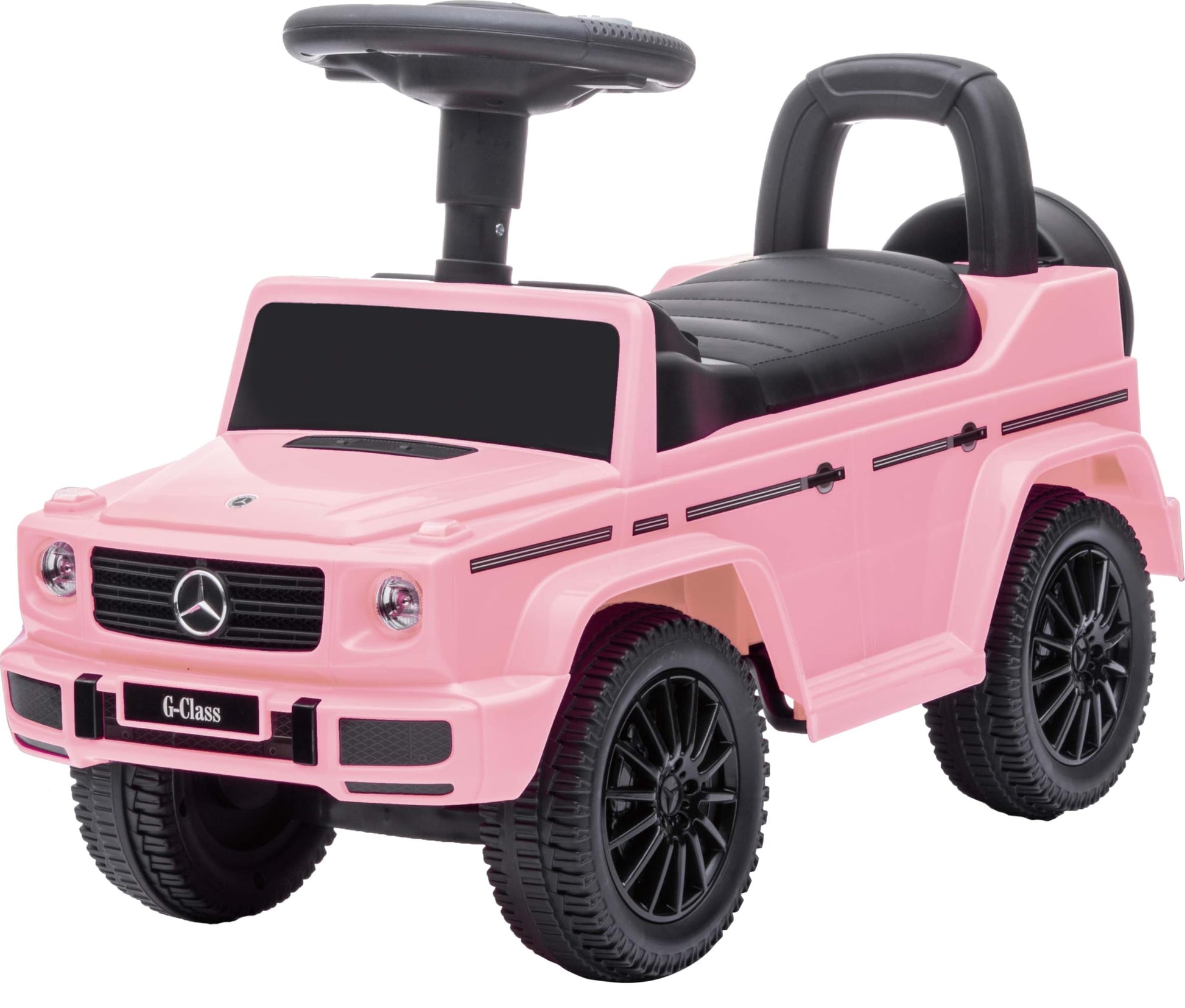 Best Ride On Cars Mercedes G-Wagon Push Car, Baby Pink, Large