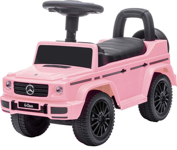 Best Ride On Cars Mercedes G-Wagon Push Car, Baby Pink, Large