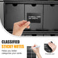 Wiessoc 12,000+ Trading Card Storage Box,Includes 12 Cardboard Card Storage Box & 60 Dividers & 12 Foam Supporters & Labels,Trad