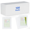 DEDC 100 Packs Trading Card Shipping Protector White  Card Protector Shipping for Top Loaders  Soft Card Sleeves and Semi-Rigid Card Holder  Trading Card Shipping Supplies  Card Grading Essential