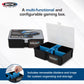 Bcw Prime X4 Xl Gaming Box | Playing Card Storage Box For Decks And Game Accessories, Includes Removable Dividers And Dice Trays