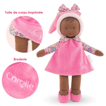Corolle - Miss Floral Sweet Dreams - Mon Doudou Soft-Body Baby Doll With Vanilla Scent, 9.5' For Ages 0 Months +, Pink