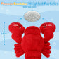 Muiteiur Soft 5 Piece Weighted Stuffed Animals, Lobster Plush Set Includes Mom Lobster,Shrimp,Crab,Octopus,Fish, Giant Crayfish Stuffed Animal With Weighted Claws (0.22 Lb), Great Gift For Kids