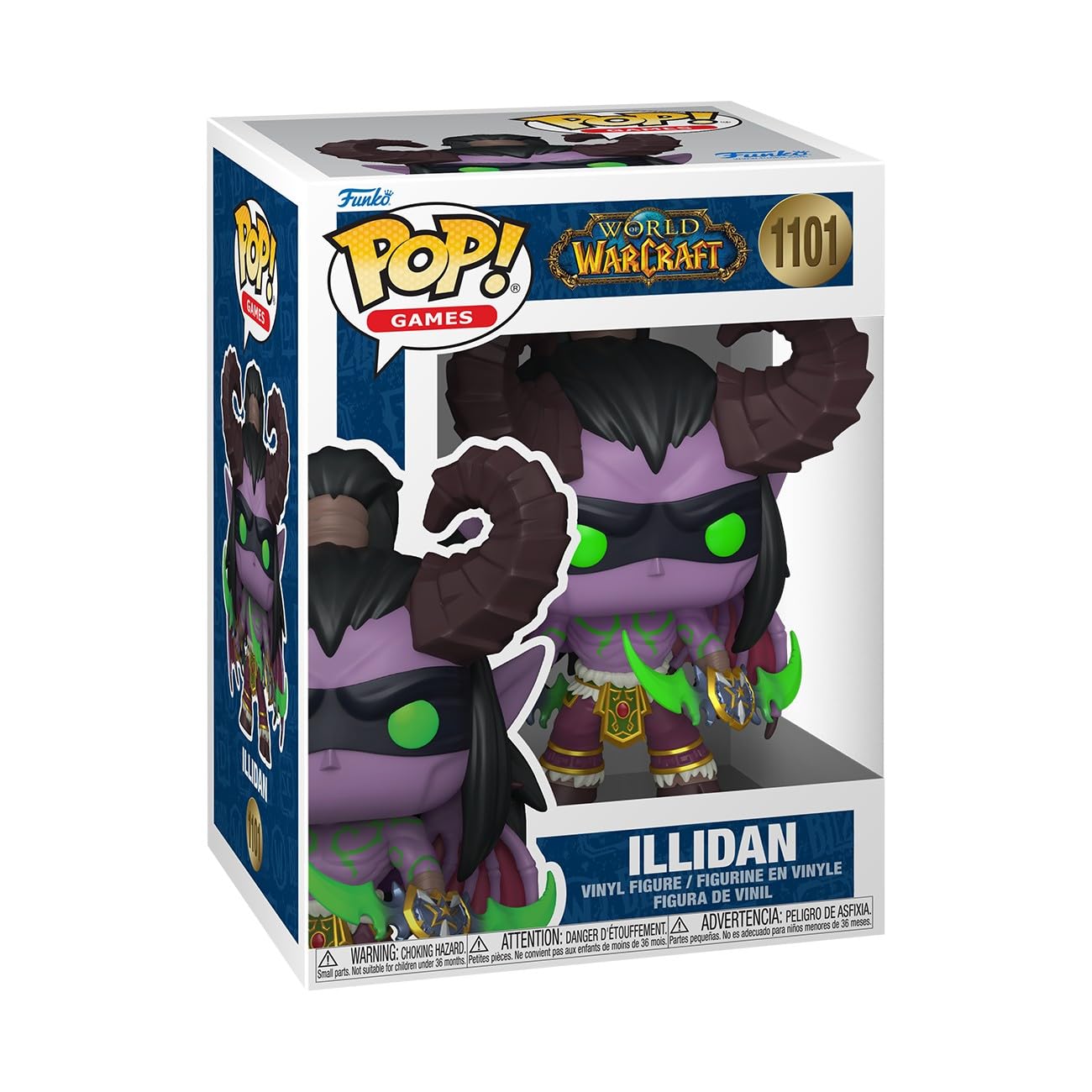 Funko Pop! Games: World of Warcraft - Illidan Stormrage - 1/6 Odds for Rare Chase Variant - Collectable Vinyl Figure - Gift Idea - Official Merchandise - Toys for Kids & mature-themeds - Video Games Fans