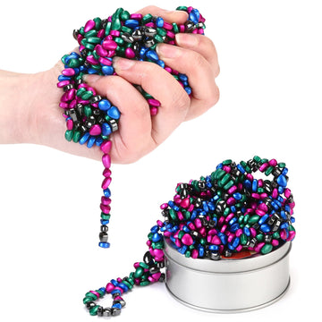 550Pcs Multicolor 4 In 1 Magnet Balls Desk Toys For Adults, Ferrite Crags Magnetic Putty Desk Fidget Toys For Office