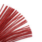 Krafty Kids GC025J 35 Piece Tinsel Chenille Stems Glitter Pipe Cleaners, 6mm by 12, Ruby Red