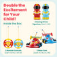 OMBU 2pk Remote Control Car for Kids - Toddler Toys 3-4, Remote Control Car for Toddlers 1-3 with Music and LED Lights, Toddler