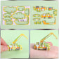 Ccinee 25 Pcs Educational 3D Cartoon Puzzles For Kids,3D Aircraft Learning Educational Paper Puzzle Game For Diy Crafts Gifts