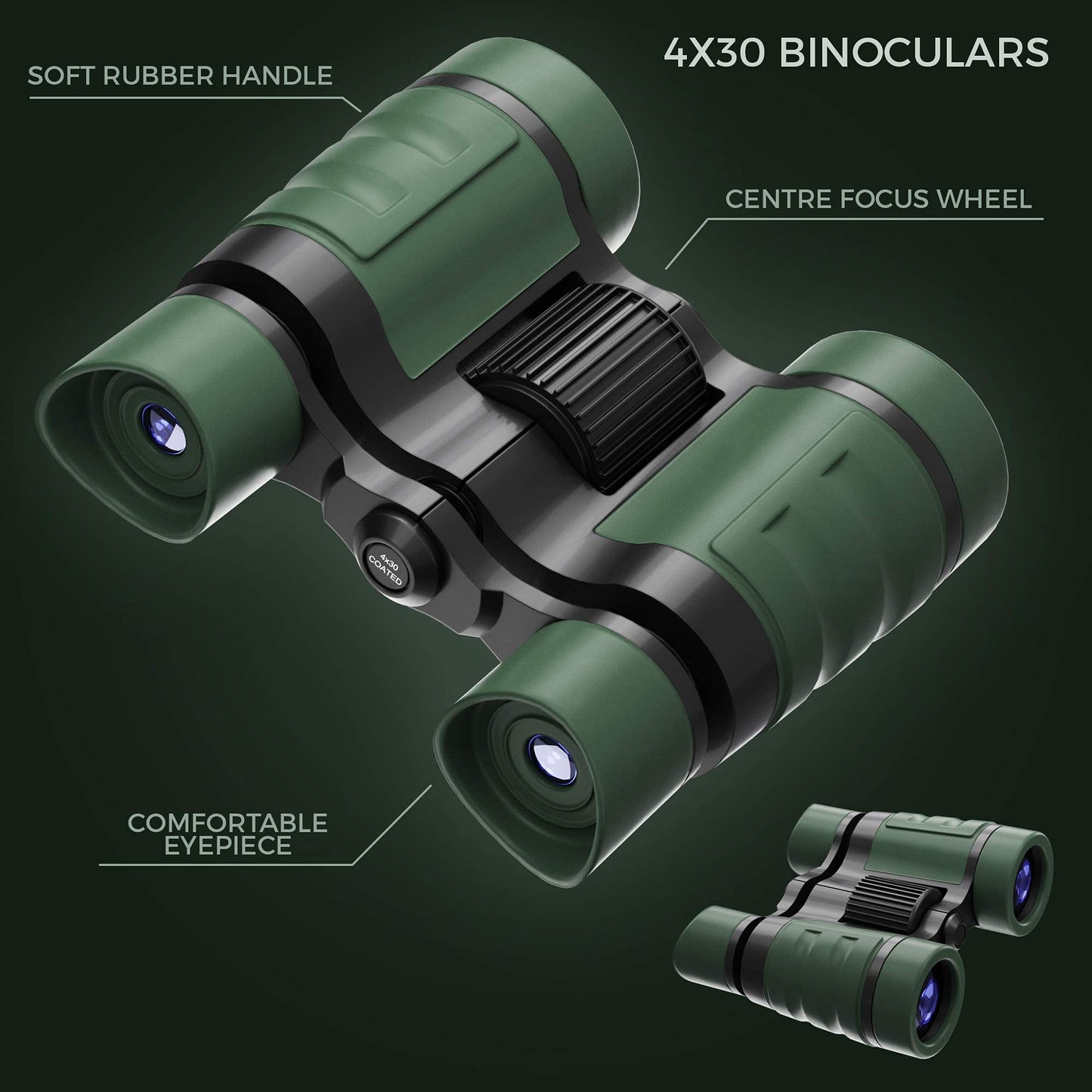 Nature Explorer Kit For Kids - Camping Gear & Accessories Play Toy Gift For Boys Outdoor Childrens Games. Birthday Gifts Toys 6 7 8 Year Old Boy. Binoculars Fan Magnifier Flashlights 5-In-1 Tool