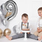 9 Number Balloon Silver 40 Inch Big Foil Mylar 9Th Balloons For 9 Year Old Boy Girl Birthday Party Decorations Wedding Anniversa
