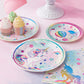 Wernnsai Unicorn Party Plates And Napkins - Rainbow Unicorn Party Supplies For Girls Disposable Dinner Dessert Plates Napkins Tableware Set Serves 16 Guests 48 Pcs