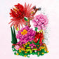 QARULUS Flower Bouquet Building Kit Flowers Botanical Collection DIY Plants Bonsai Tree Friends Sets mature-themed Building Blocks Set Christmas New Year Birthday Gift for Girls Mom Women Girlfriend(Roses)