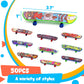 Poplay 50Pcs Mini Finger Skateboards, Finger Boards Toy Mini Skateboards For Kids Party Favors, Birthday Goodie Bag Stuffers, Easter Egg Fillers
