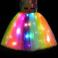 Davsolly Unicorn Costume For Girls Led Light Up Unicorn Princess Tutu Outfit For Halloween Dress Up Birthday Christmas Gifts