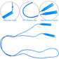 Elcoho 6 Pack Colorful Kids Jump Rope Set Adjustable Plastic Kids Jump Rope Great Party Favor Skipping Rope Outdoor Jump Ropes Great Party Favor