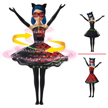 Miraculous Hero Switch Ladybug 10.5' Fashion Doll By Playmates Toys