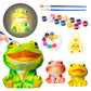 Paint Your Own Frog Lamp Kit, Art Supplies Arts and Crafts for Kids Ages 8-12, Crafts for Kids Ages 4-8, DIY Frog Night Light, C