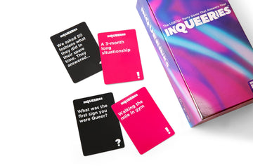 WHAT DO YOU MEME? InQueeries The Pride Party Game - 450 Cards Plus Winner's Crown  Pride Gifts  Gay Gifts  Pride Month Accessories