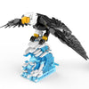 Vziimo Ideas Eagle Animals Building Set, Moc Eagle Creative Bird Model, Creator 2 In 1 Animal Lover Owl Birds Kit Collectible Gi