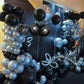 Moxmay Metallic Sliver Balloons Different Sizes, 102 Pcs 18 12 10 5 Inch Sliver Latex Chrome Balloon For Graduation Baby Shower
