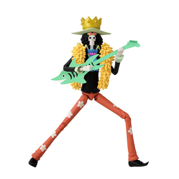 ANIME HEROES Brook Action Figure - One Piece - Acrylic - Model 37006 - Collectible