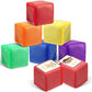 Yilloog 12 Pcs 3.15 Inch Diy Photo Pocket Dice For Classroom Large Clear Foam Dice Education Playing Game Cubes Set 6 Sided Stac