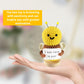 Aabxx Funny Mini Positive Potato,3 Inch Cute Crochet Doll With Positive Card,Soft Wool Knitting Toy Decoration Encouragement Support For Birthday Gifts Room Decor (Positive Bee)