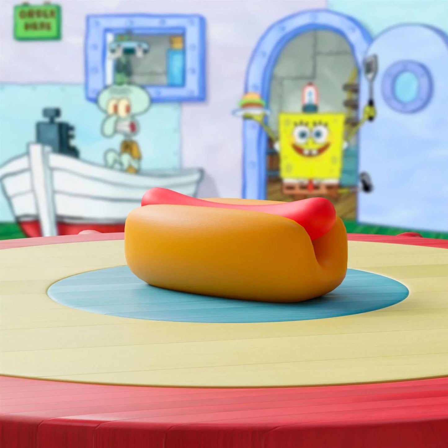 SpongeBob SquarePants Krabby Patty Toy Combo Meal Playset - Child-Size Plastic Fast Food Set with Interactive Burgers and Fries