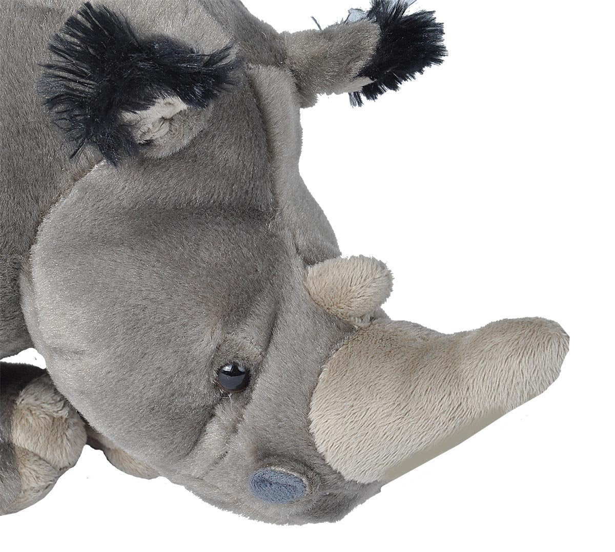 Wild Republic 12" White Rhino Plush Toy - Cuddlekins Stuffed Animal, Multi-Color, Soft Plush Fabric, Model 18156